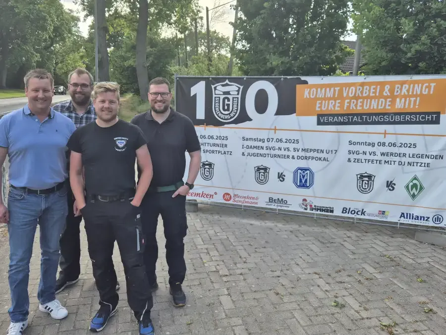 Zum 100. Geburtstag des SV Gehlenberg-Neuvrees kommen Ailton, Klasnic und Hunt / Quelle:NWZ-Online