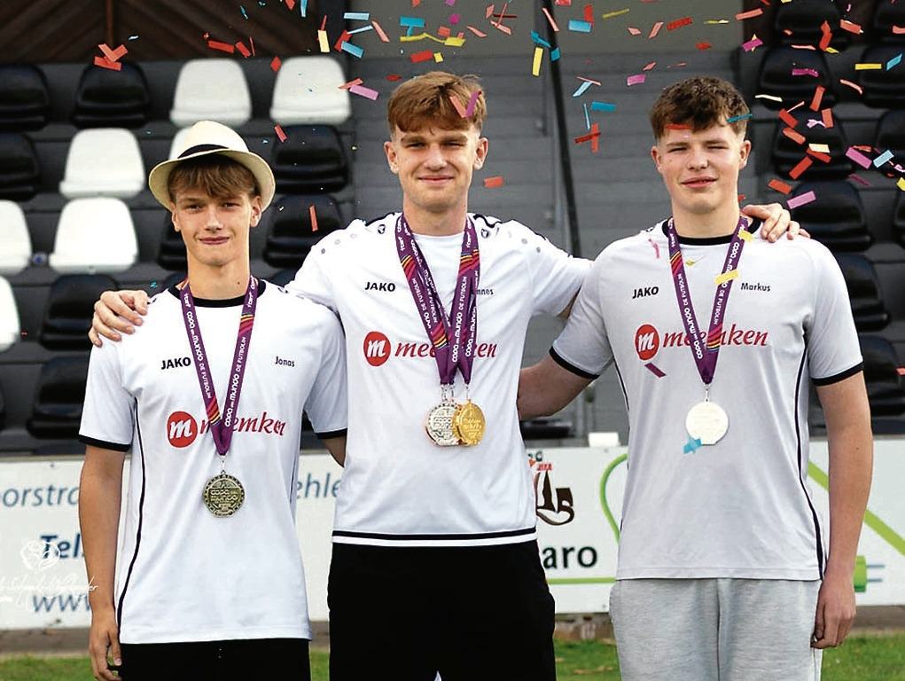 Talente holen Medaillen bei Kicker-WM / Quelle:https://zeitungskiosk.nwzonline.de