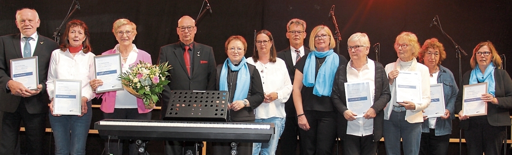 Ehrungen beim Chorfest